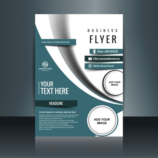 Vecteur gratuit brochure d'entreprise moderne