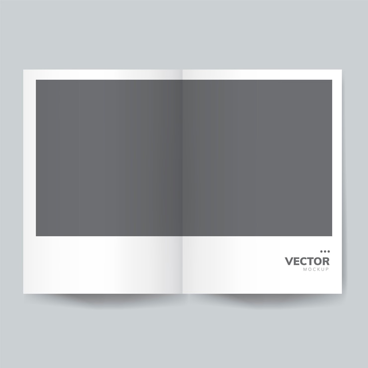 Vecteur gratuit brochure modèle de conception vecteur de maquette