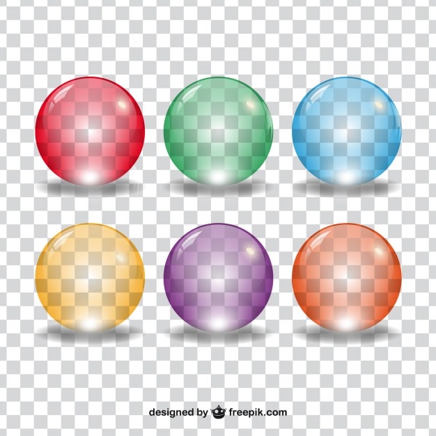 Vecteur gratuit bulles colorées