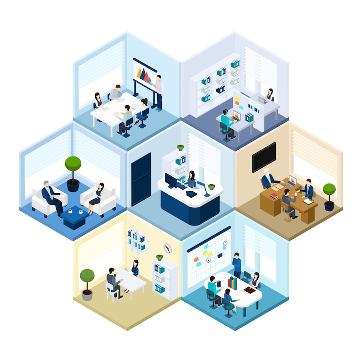 Vecteur gratuit bureau