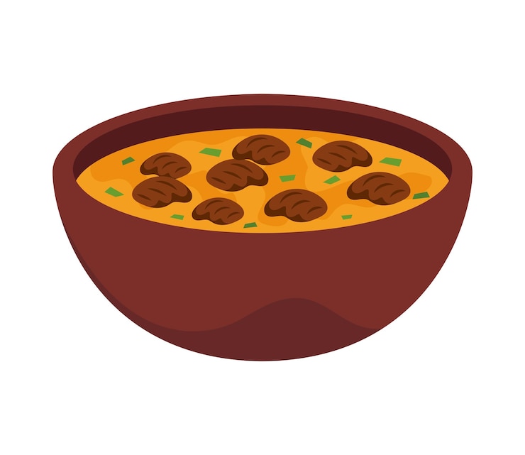 Vecteur gratuit cachupa de nourriture africaine