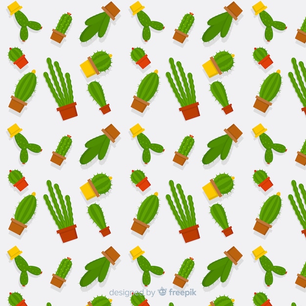 Vecteur gratuit cactus dessinés à la main