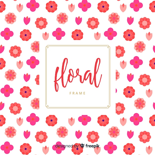 Cadre floral