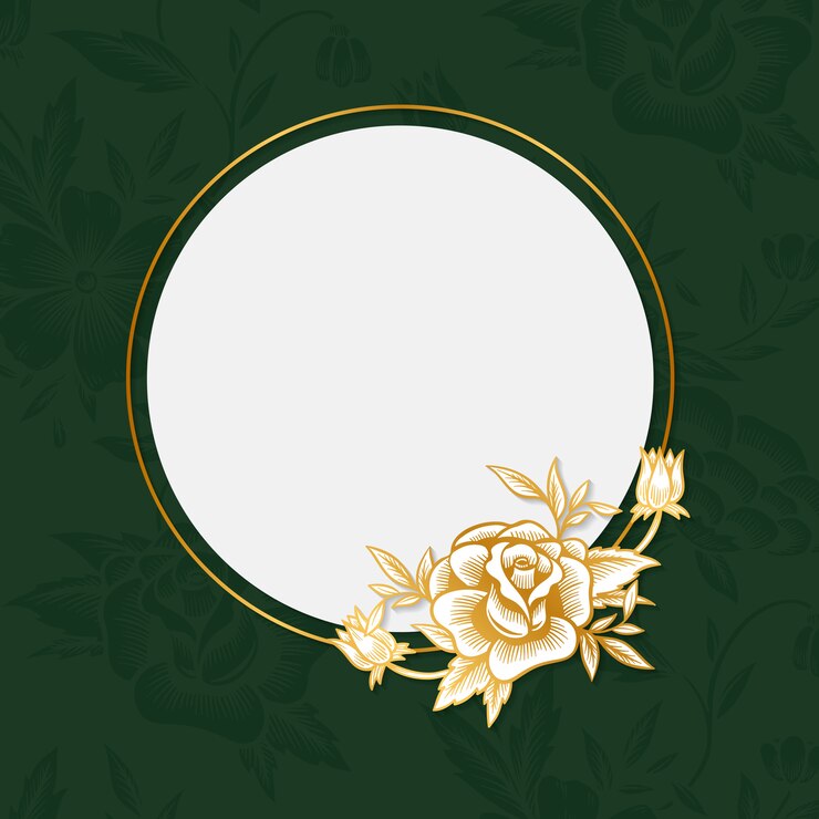 Vecteur gratuit cadre vintage floral
