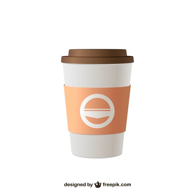 Vecteur gratuit café à emporter illustration vectorielle