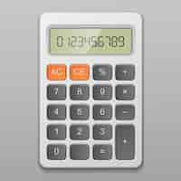 Vecteur gratuit calculatrice