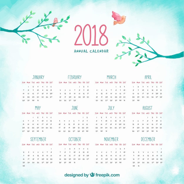 Calendrier 2018