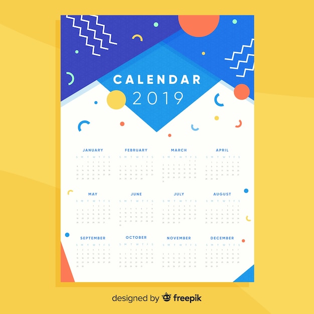 Calendrier 2019