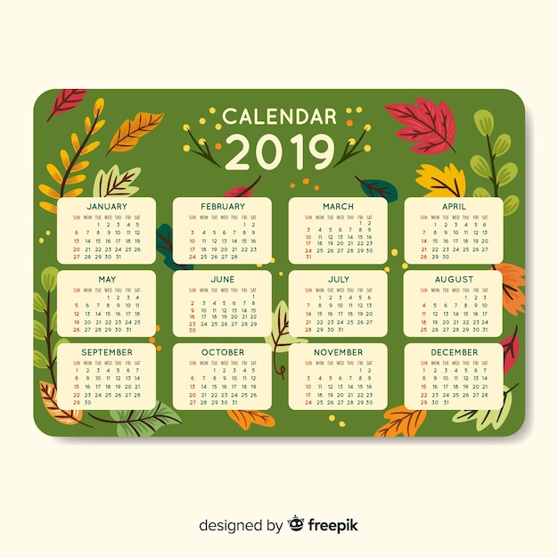 Calendrier 2019