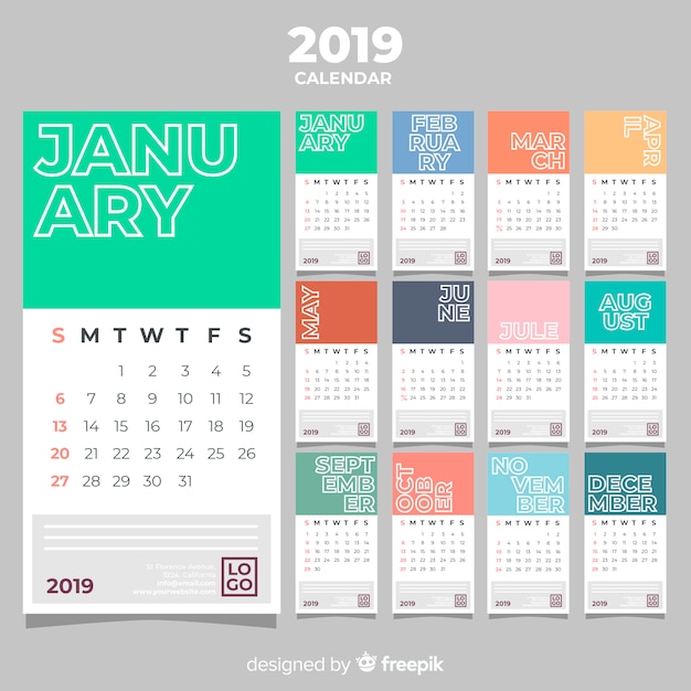 Calendrier 2019