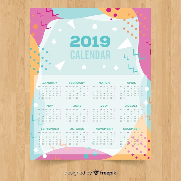 Calendrier 2019