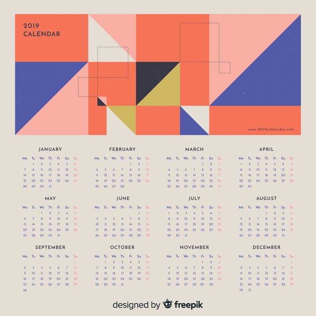 Calendrier 2019