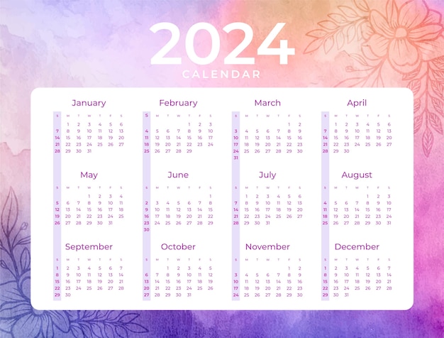 Calendrier 2024