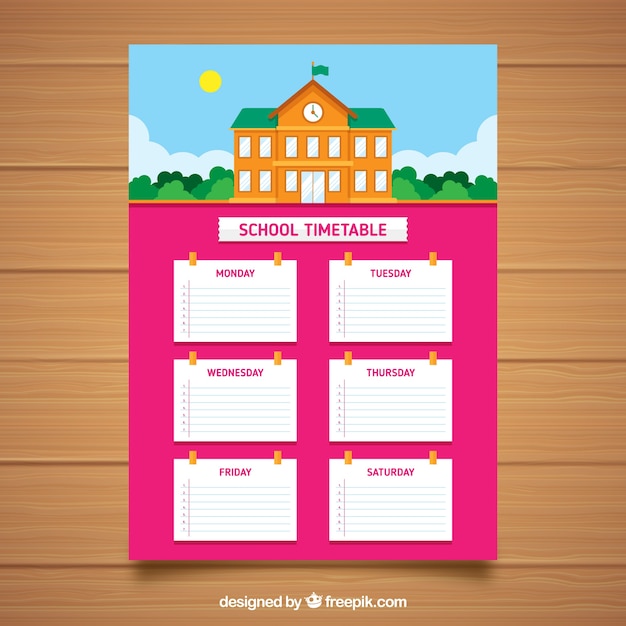 Calendrier Scolaire Rose