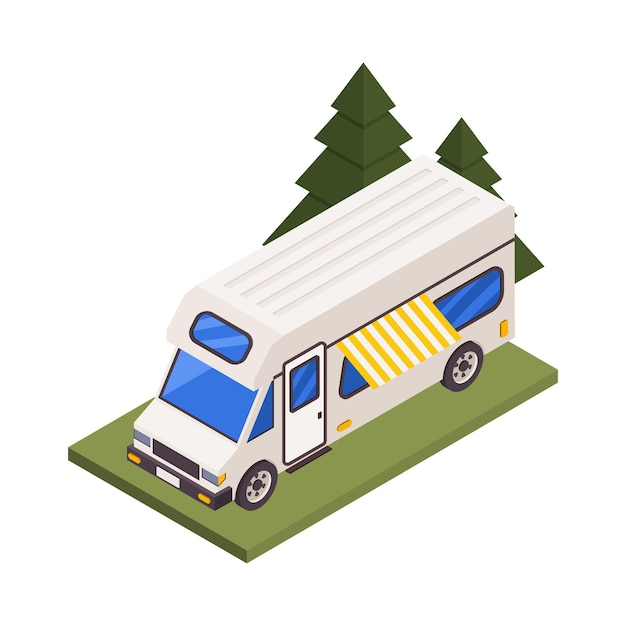 camping-car, illustration