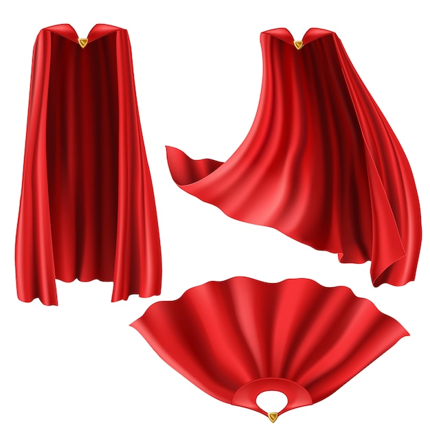 Capes De Super-héros Rouges