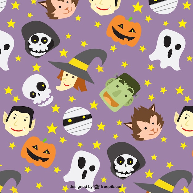 Caractères Halloween Motif