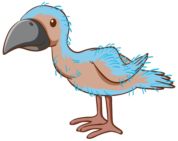 Caricature d'oiseau perroquet bébé