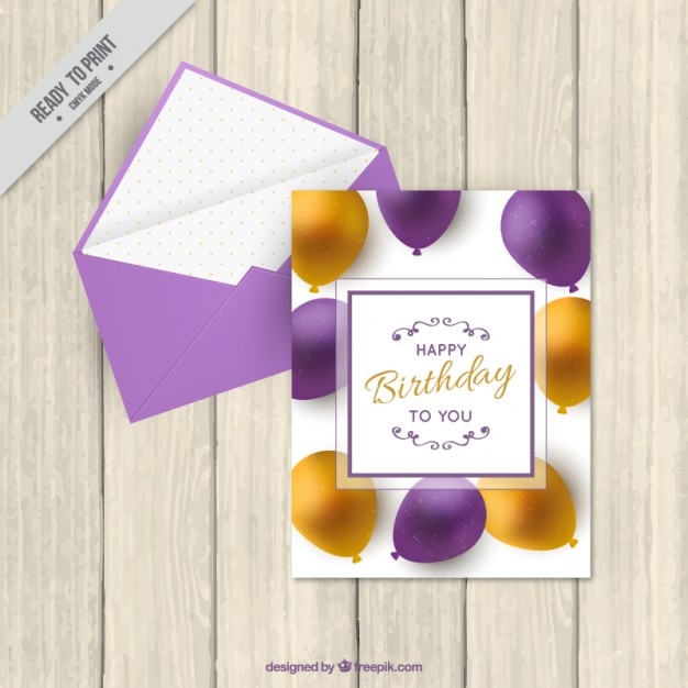 Joli Coon Carte anniversaire - Joyeux Anniversaire avec enveloppe