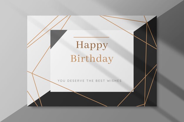 Modele De Carte De Visite Verticale Recto Verso Pour La Fete D Anniversaire Vecteur Premium