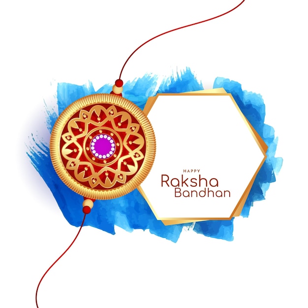 Carte du festival culturel indien Happy Raksha Bandhan