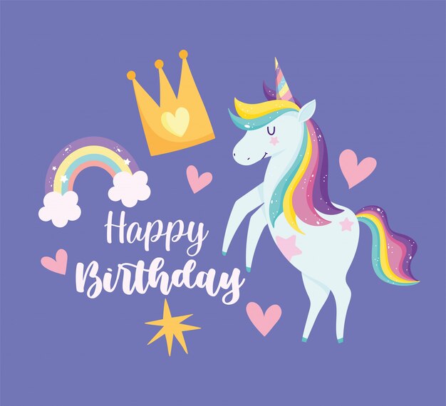 Embleme Avec Evenement De Decoration Joyeux Anniversaire Vecteur Premium