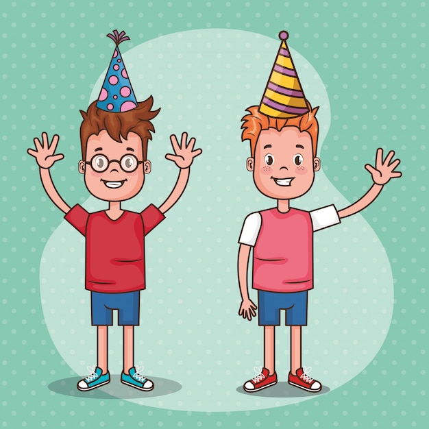 Carte De Joyeux Anniversaire Avec Petits Enfants