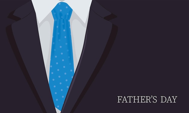 Carte De Lettrage Fête Des Pères Avec Des Vêtements