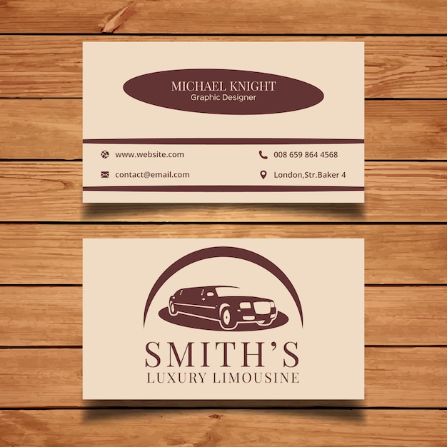 Carte De Visite Limousine