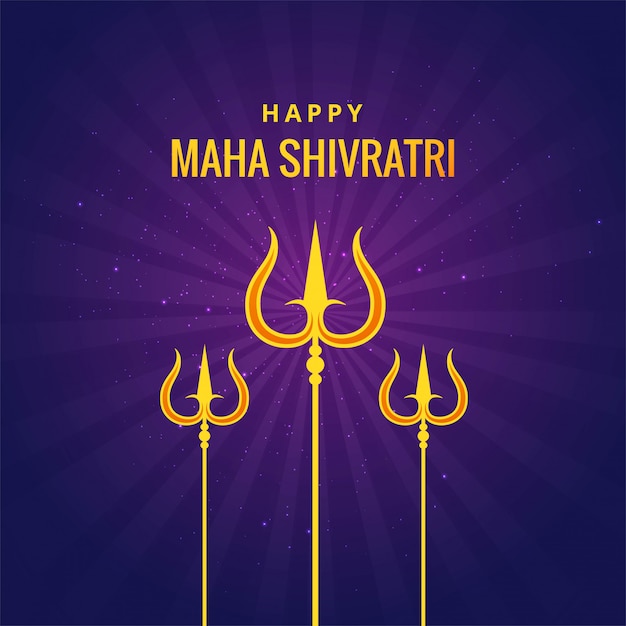 Carte De Voeux De Festival Hindou Maha Shivratri