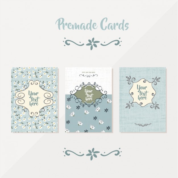 Cartes Des Fleurs Collection