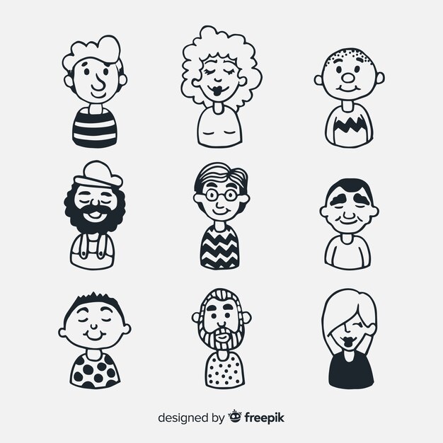 Cartoon Avatar People Pack