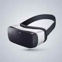 Vecteur gratuit casque de réalité virtuelle réaliste