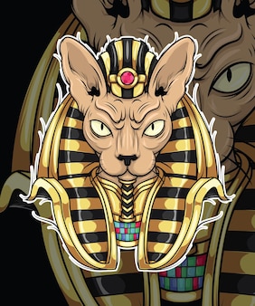 Chat Egyptien Deesse Bastet Chat Noir Avec Collier En Or De L Art De L Egypte Ancienne Icone Realiste De Dessin Anime Pour La Conception Vecteur Premium Chat Egyptien Deesse Bastet Chat Noir Avec Collier En Or De L Art De L Egypte Ancienne Icone Realiste De Dessin Anime Pour La Conception Vecteur Premium