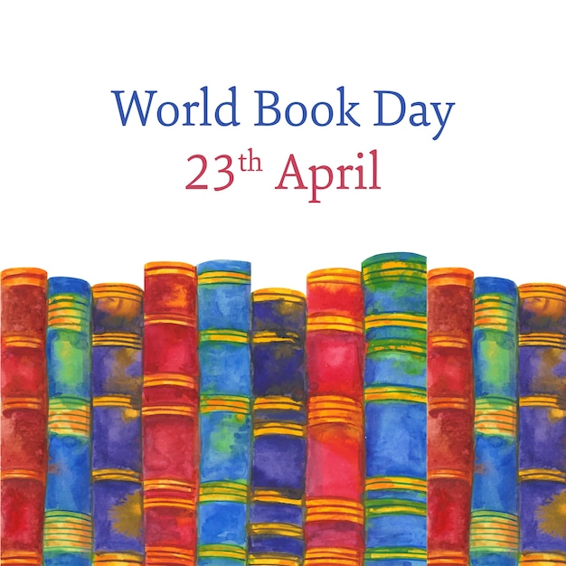 Vecteur gratuit célébration de la journée mondiale du livre