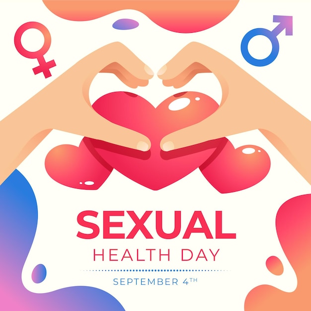 Vecteur gratuit célébration de la journée mondiale de la santé sexuelle