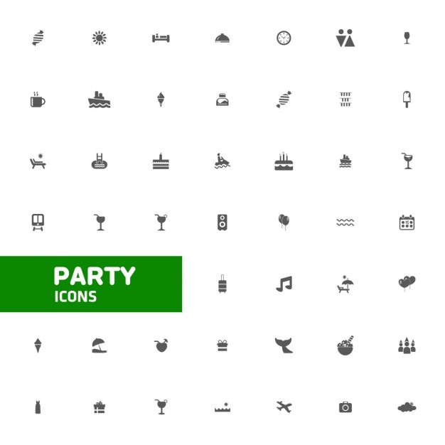 Celebration Party Icon Set