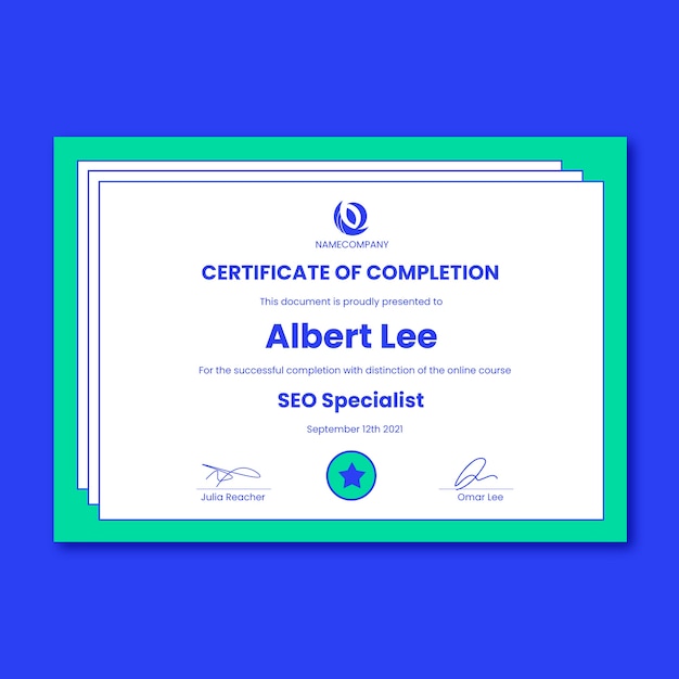 Certificat De Spécialiste Ad Seo Duotone