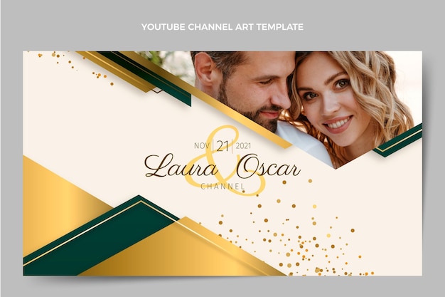 Chaîne Youtube De Mariage D'or Réaliste