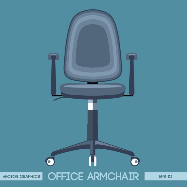 Vecteur gratuit chaise de bureau