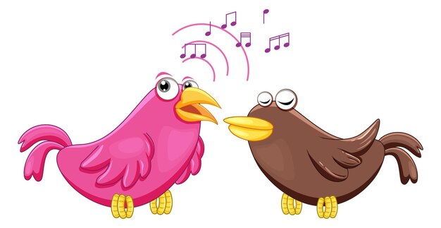 Chant de deux oiseaux