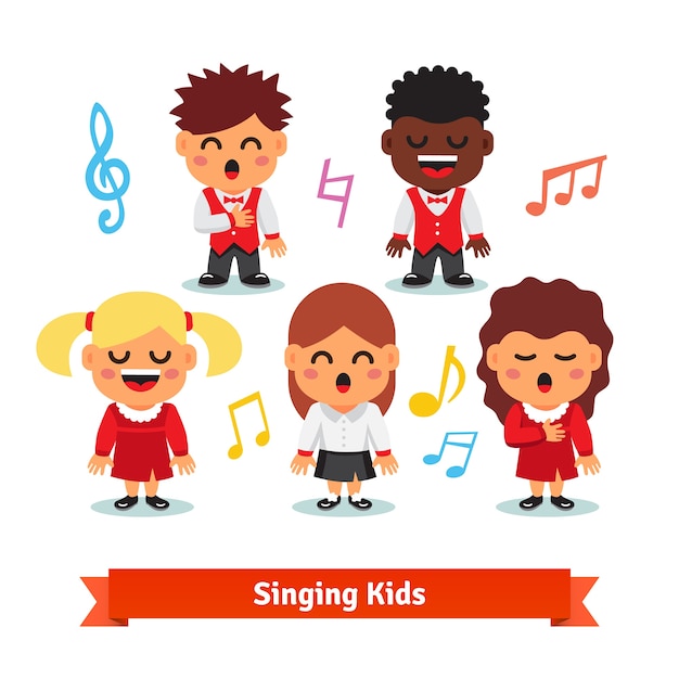 Chantant Des Enfants