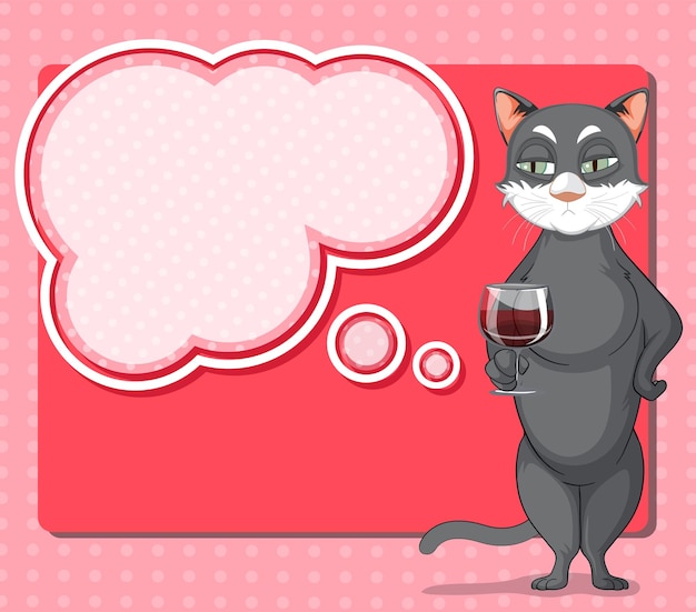 Vecteur gratuit chat avec bulle de dialogue