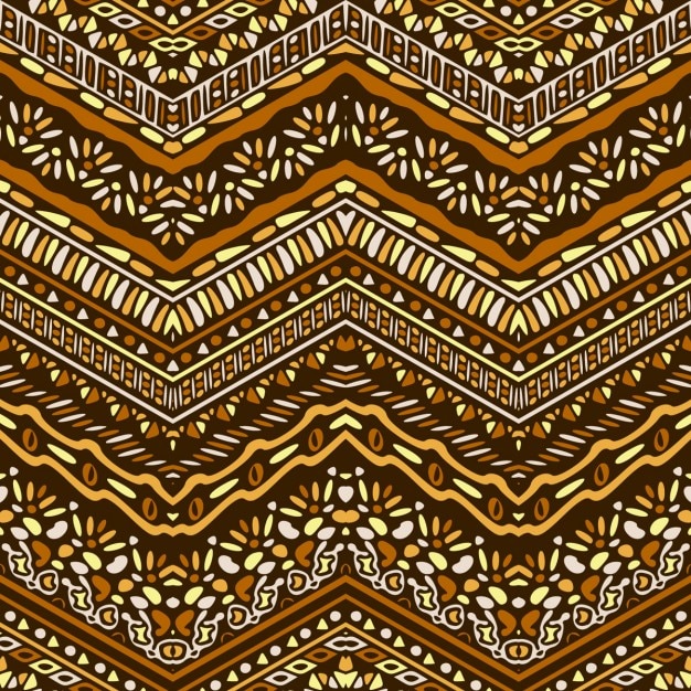 Chevron Vecteur De Style Africain Avec Des Motifs Tribaux