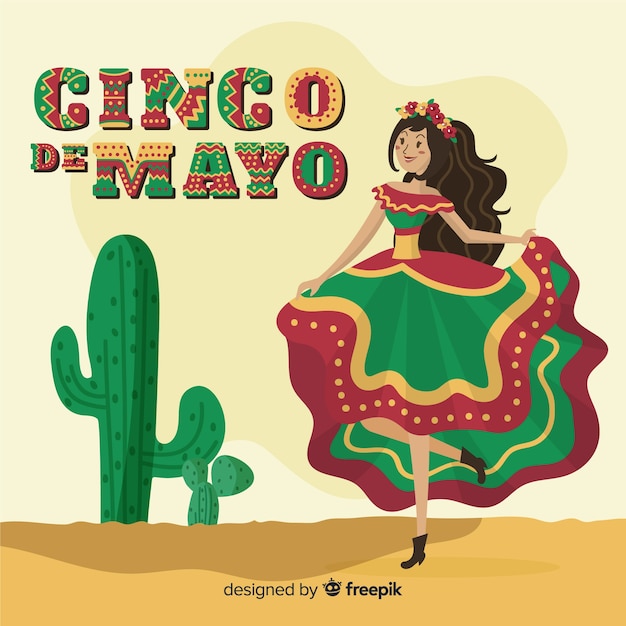 Vecteur gratuit cinco de mayo