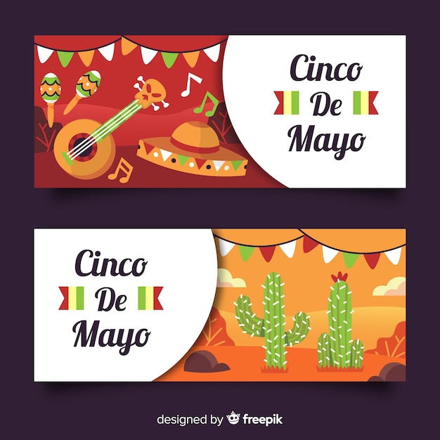 Vecteur gratuit cinco de mayo