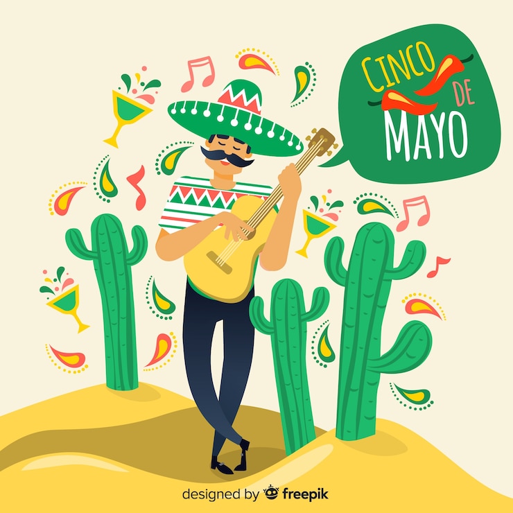 Vecteur gratuit cinco de mayo