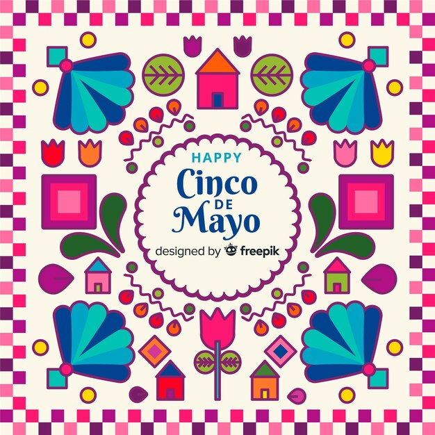 Vecteur gratuit cinco de mayo