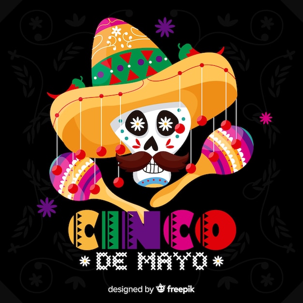 Vecteur gratuit cinco de mayo