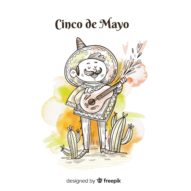 Vecteur gratuit cinco de mayo